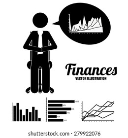 Pictogram design over white background, vector illustration