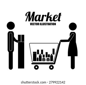 Pictogram design over white background, vector illustration
