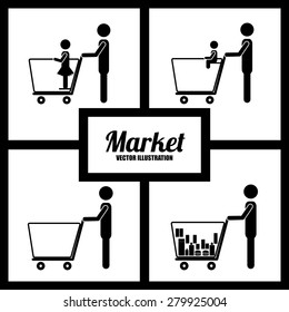 Pictogram design over white background, vector illustration