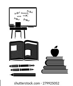Pictogram design over white background, vector illustration
