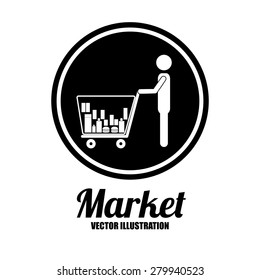 Pictogram design over white background, vector illustration