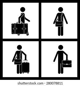 Pictogram design over white background, vector illustration
