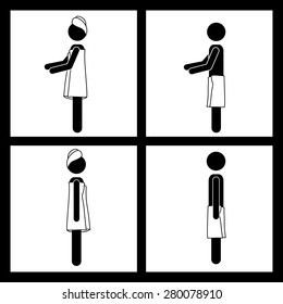 Pictogram design over white background, vector illustration