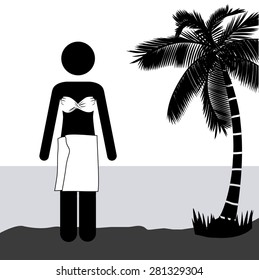 Pictogram design over white background, vector illustration