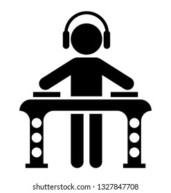 Pictogram Dj Vector Stock Vector (Royalty Free) 1327847708 | Shutterstock