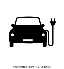 Pictogram with electro car