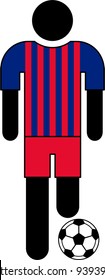 pictogram of a football player