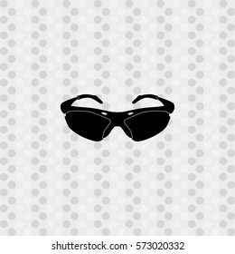 Pictogram glasses icon.  