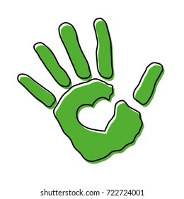 pictogram  hand vector illustration