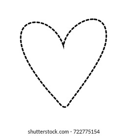 pictogram  heart vector illustration