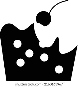 Pictogram icon of the decorated cake