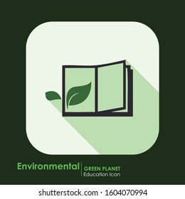 Pictogram image of planet care. Green Planet.