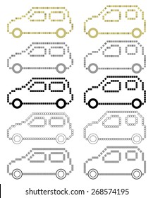 pictogram of the light car (chic)
