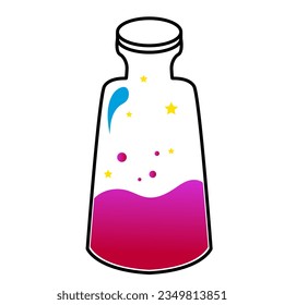 pictogram magic element design isolated white background
