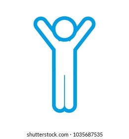 pictogram man icon