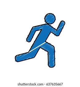 pictogram man icon