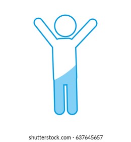 pictogram man icon