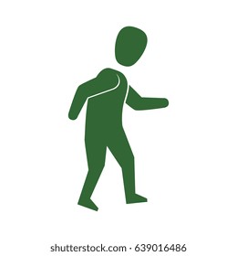pictogram man icon