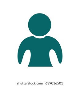 pictogram man icon