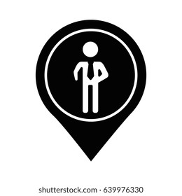 pictogram man icon