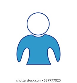 pictogram man icon