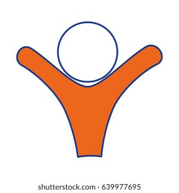 pictogram man icon