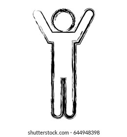 pictogram man icon