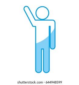pictogram man icon
