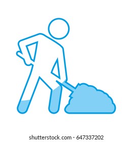 pictogram man icon