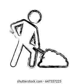 pictogram man icon