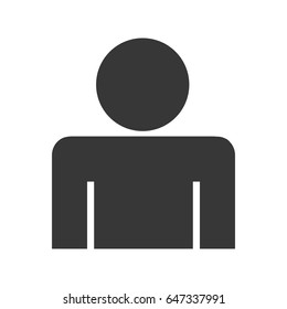 pictogram man icon