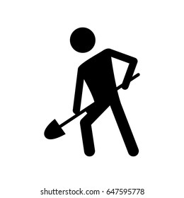 pictogram man icon