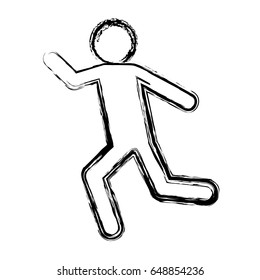 pictogram man icon