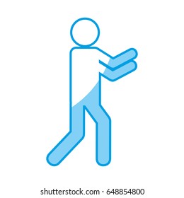 pictogram man icon