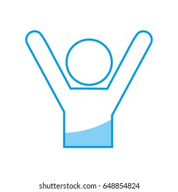 pictogram man icon