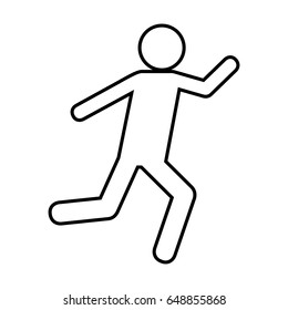 pictogram man icon