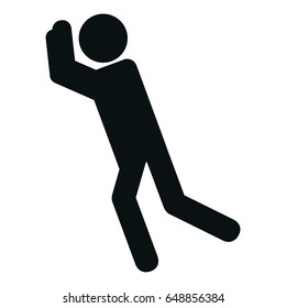 pictogram man icon