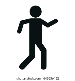 pictogram man icon
