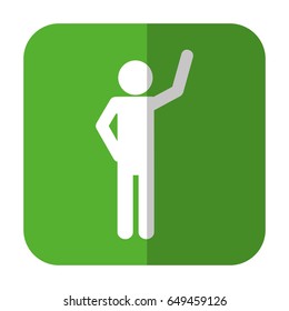 pictogram man icon