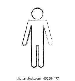 pictogram man icon