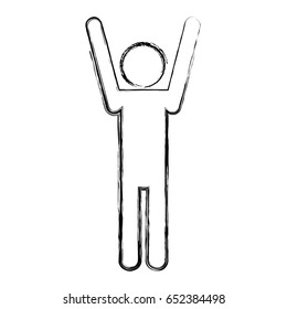 pictogram man icon
