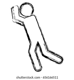 pictogram man icon