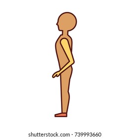 pictogram man  vector illustration