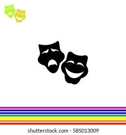 Pictogram mask icon.