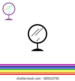 Pictogram mirror icon