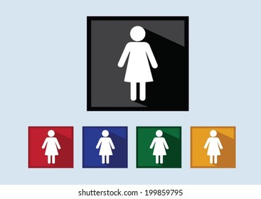 Pictogram People icons for web mobile applications and people signs