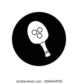 Pictogram ping pong icon vector