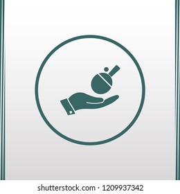 Pictogram ping pong vector icon..