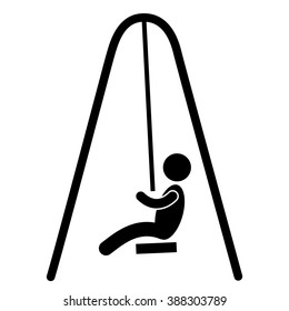 pictogram of a playing child