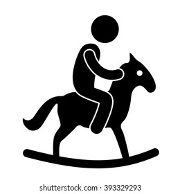 pictogram of a playing child